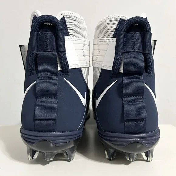 Nike Force Savage Elite 2 “White College Navy” Men’s Size 13.5-14 Football Cleat